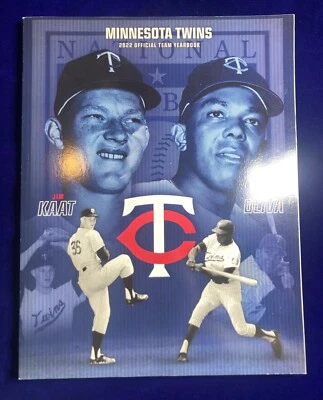 JIM KAAT TONY OLIVA 2022 MINNESOTA TWINS YEARBOOK MLB 180 PAGE  HOF - Image 1 of 4