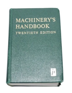 Machinery's Handbook Twentieth Edition Hardback Book Printed 1975 - Foto 1 di 13