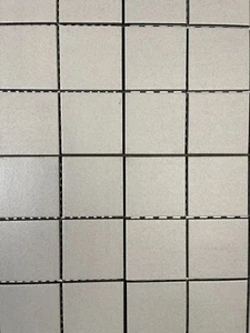 Off-White strukturierte Wandfliese Keramik 3 7/8" x 3 7/8" 10 SQFT Wandumbau C# I25 - Bild 1 von 1