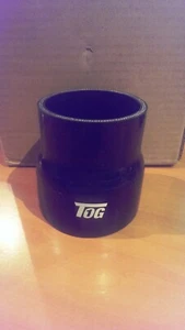 TOG 2.25-3 inch 57-76mm SILICONE HOSE STRAIGHT REDUCER JOINT black 76mm LONG - Picture 1 of 1