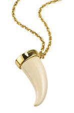 Estee Lauder Pleasures  Charming Horn Solid Perfume Necklace New In Box