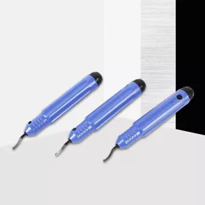 Deburring Tool Kit 10pcs High-Speed Steel Rotary Deburr Tools with a Handle - Picture 1 of 13