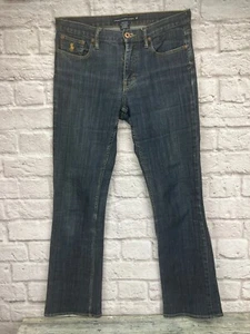 Ralph Lauren Sport Bootcut Jeans Damen 29 blau 5 Taschen mittlerer Aufstand Baumwollmischung - Bild 1 von 9