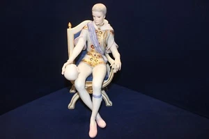 Cybis Hamlet Porcelain Figurine, Limited Edition, 412/500, 11", Beautiful - Foto 1 di 21