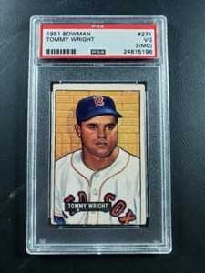 1951 Bowman Tommy Wright #271 PSA 3 VG