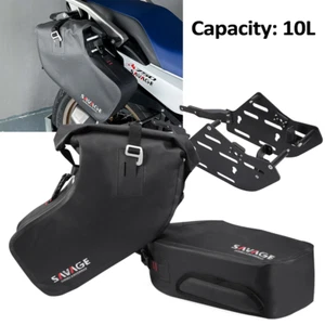 Luggage Rack Side Bag Sidebox Saddlebag Pannier For HONDA XL750 Transalp 2023-25 - Picture 1 of 57