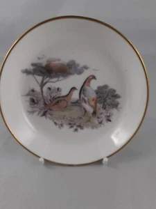 Royal Worcester Game Birds Coaster 11 cm Fine Bone China Vintage British - Picture 1 of 7