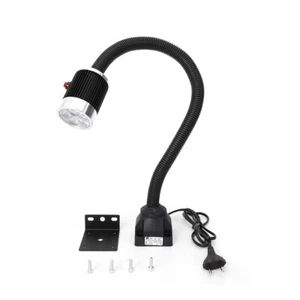 220V CNC Maschinenlampe Fixed Based LED Arbeitsleuchte Schwan Flexibel Licht Arm - Bild 1 von 10