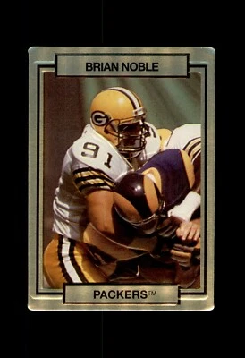 1990 ACTION PACKED FOOTBALL CARD GREEN BAY PACKERS #88 BRIAN NOBLE - Image 1 of 2