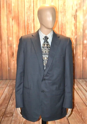 Holland & Sherry Savile Row 男式皇家经典羊毛灰色运动外套,尺寸 40L — 第 1/4 张图片