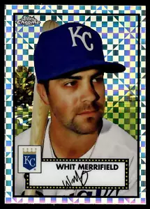 2021 Topps Chrome Platinum Anniversary Whit Merrifield X-Fractor #198 - Picture 1 of 2