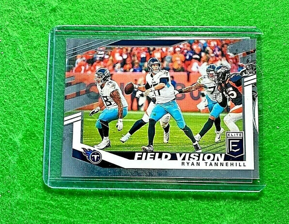 RYAN TANNEHILL FIELD VISION ELITE CARD SP #/349 TITANS 2020 PANINI DONURSS ELITE - Image 1 of 4