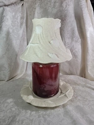 Yankee Candle Porcelana Concha Marina Tono Temático y Juego de Platos a Juego - Usado en Excelente Condición Foto 1 de 4