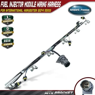 Arnés inyector de combustible para International Harvester 2574 5500i Genesis RE diésel Foto 1 de 4