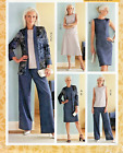 Misses Jacket Dress Pants Skirt Sash Butterick Pattern R10810 New Uncut Size6-14
