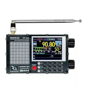 Nero DP-666 TEF6686 FM/LW/MW/SW Radio Full Band Ricevitore DSP Alta Sensibilità - Foto 1 di 1