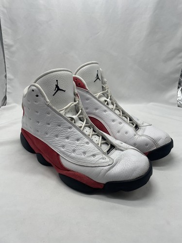 Nike Air Jordan 13 Chicago bianche rosse taglia 12 414571 122