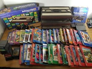 Intellivision Lot 47 Games, 3 Consoles, Original Box, Manuals  PLEASE READ!!!!