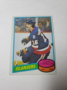 1980-81 O-PEE-CHEE NHL HOCKEY #365 STEVE TAMBELLINI RC ROOKIE NEW YORK ISLANDERS