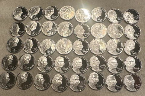 2008 S Proof Jefferson Nickel 40 Gem Coins Cover