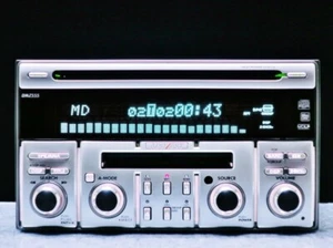 Clarion Addzest DMZ555 2DIN Car Audio CD MD Player MDLP AUX Operation Confirmed - Picture 1 of 3