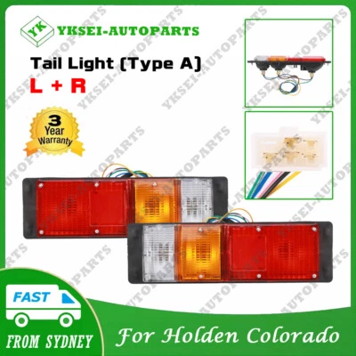 2x LH+RH Tail Light Lamp (Type A) Suit For Holden Colorado RC RG 08~17 Tray Ute - image 1 of 4
