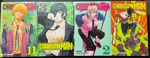 CHAINSAW MAN 1 2 3 11 Viz Media Shonen Jump TASUKI FUJIMOTO 2022 Manga Anime En muy buen estado - Imagen 1 de 9