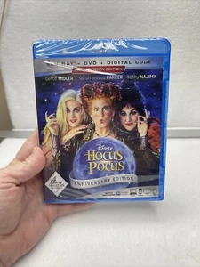 Disney Classic Halloween Witch Movie Hocus Pocus Blu-ray DVD & Digital Code New! - Picture 1 of 1