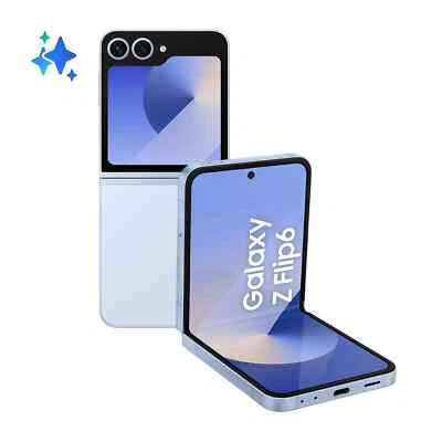 Cellulare SAMSUNG Galaxy Z Flip 6 5G F741 12+512GB Smartphone Pieghevole BLUE - Immagine 1 di 4