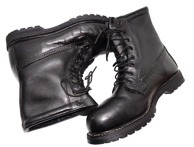 Botas de proteção de segurança ANSI Z41-PT99 sola Vibram couro preto masculino EUA 10R - Imagem 1 de 4