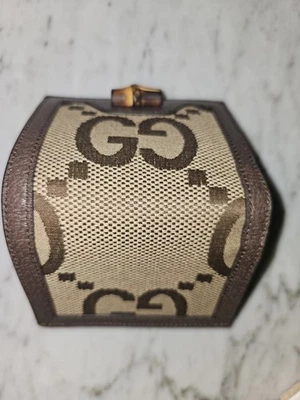 NUEVO... Cartera compacta Gucci Jumbo GG bambú Diana becerro Foto 1 de 4