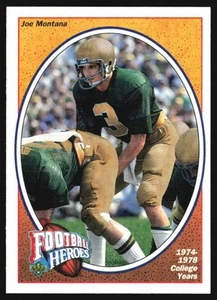 1991 Upper Deck Football Heroes Joe Montana Joe Montana #1 JW1 - Picture 1 of 2