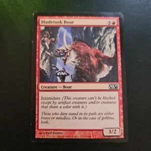 MTG Magic the Gathering Bladetusk Boar (121/260) Magic 2013 LP TCG CCG - Picture 1 of 6