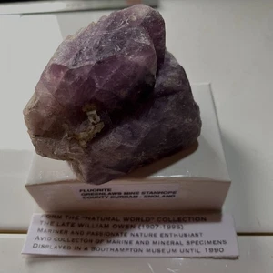 FLUORITE FROM GREENLAWS MINE, STANHOPE, COUNTY DURHAM, ENGLAND 222g MF6813 - Picture 1 of 13