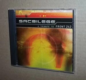 Sacrilege A Tribute To Front 242 cd Cleopatra Records 1999 vnv nation crisis nti - Picture 1 of 2