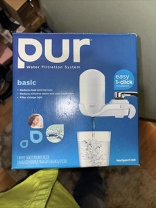 PUR Water Filtration Maxion FM-3333B Classic Faucet Filtration System White - Picture 1 of 2