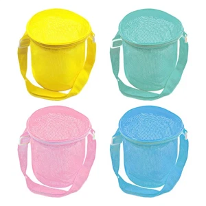 Bolsa de juguetes de playa bolsas de almacenamiento de juguetes para niños bolsa de malla resistente para piscina - Imagen 1 de 16