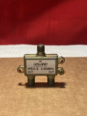 Holland Electronics HSU-2 5-900MHz 2-Way Splitter - Image 1 of 4
