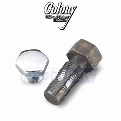 Colony Drain Plug Kit for 1955-1956 Harley Davidson KHK - Engine Plugs, Caps yg Foto 1 de 4