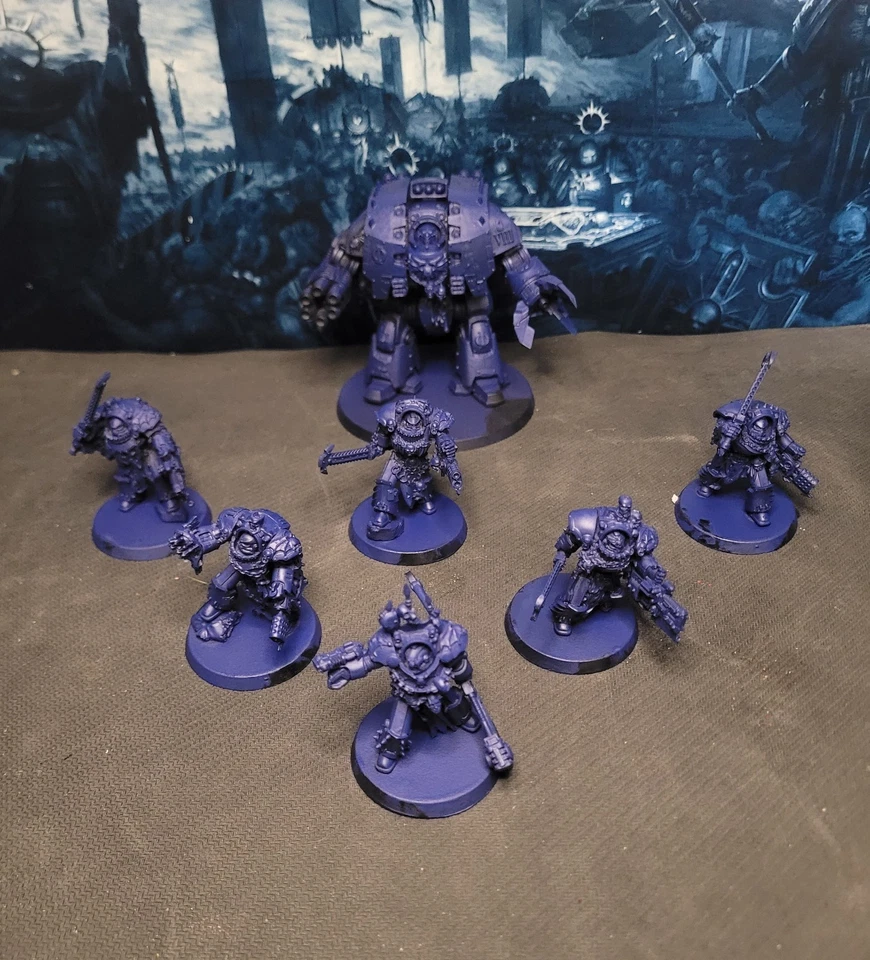 Lote de 30K Señores de la Noche Herejía Horus Usado. Contekar, Leviatán y Pretor. Foto 1 de 4