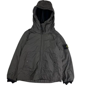 Stone Island Junior Boys Grey Hooded Jacket Age 6 Polyamide - Picture 1 of 8
