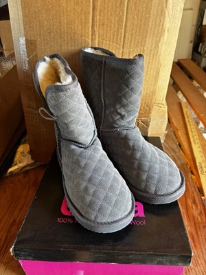 Botines para mujer UKALA NUEVOS EN CAJA, talla US 8 - grises. W80046. BETTE Foto 1 de 4