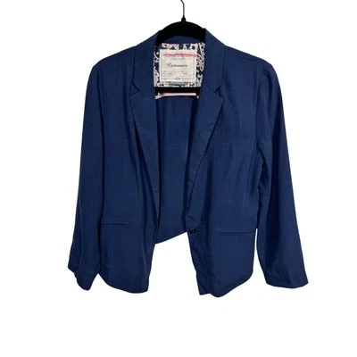 Женский блейзер Cartonnier темно-синий размер 4 Lyocell с подкладкой карьерная рабочая куртка - Изображение 1 из 4