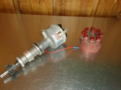 Distribuidor de doble punto Mallory 2555301 Ford Mercury 352 390 427 428 FE V-8 Foto 1 de 4
