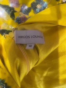 Embellished Colourful Dress Virgos Lounge Size 16 - Picture 1 of 4