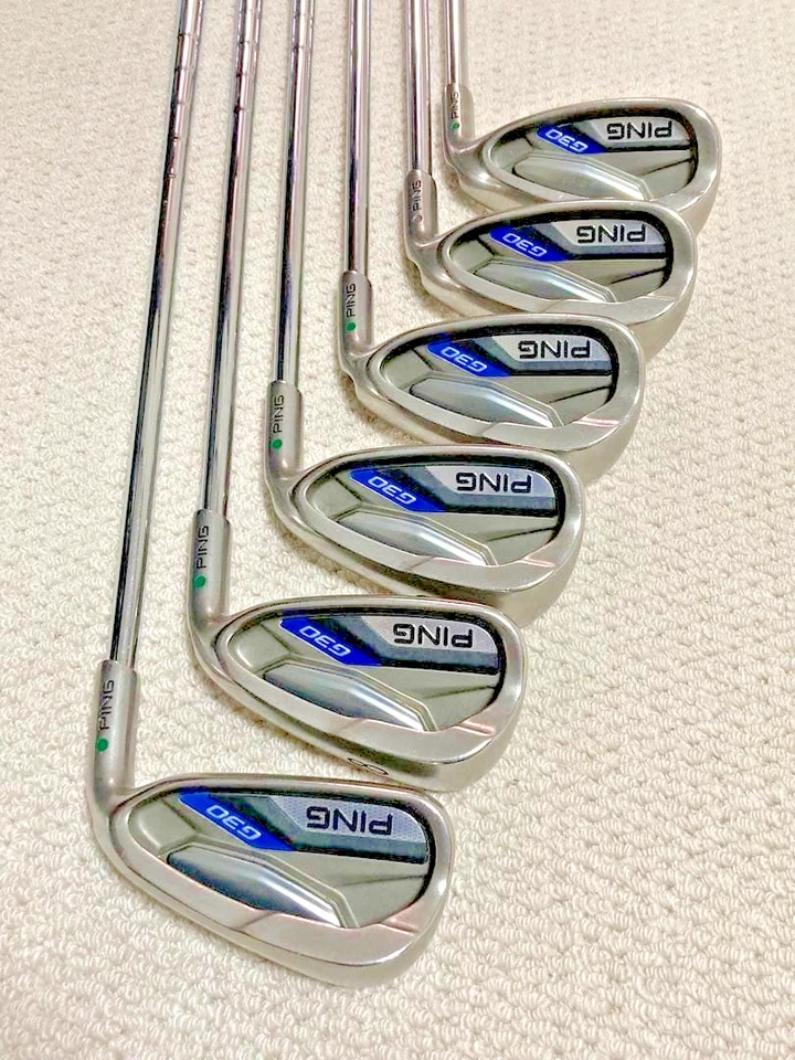 Juego de plancha Ping G30 6 piezas 7-9, W, S, U Stiff Flex NS PRO 850GH punto verde diestro Foto 1 de 4