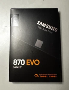 SSD interne Samsung 870 EVO 1 To 2,5" SATA III (MZ-77E1T0B/EU) garantie Samsung - Photo 1/2