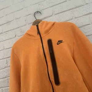 Nike Tech Fleece Windrunner FB7921-893 Men's Orange Full-Zip Hoodie Medium - Picture 1 of 3