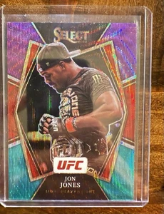Jon Jones Select 2022 Premier Level Tri-Color Prizm Light Heavyweight #151 - Picture 1 of 4