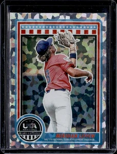 2025 Panini Stars & Stripes USA Baseball Meridian Leffew Crystals 07/25 - Picture 1 of 2